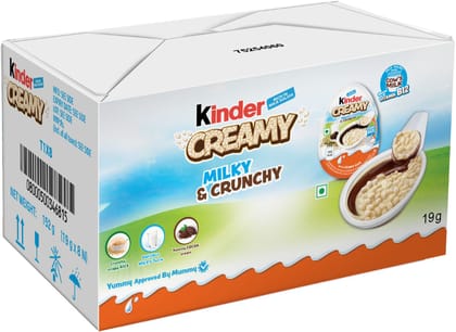 Kinder Creamy Milky & Crunchy Milk Chocolate 152 gm T8
