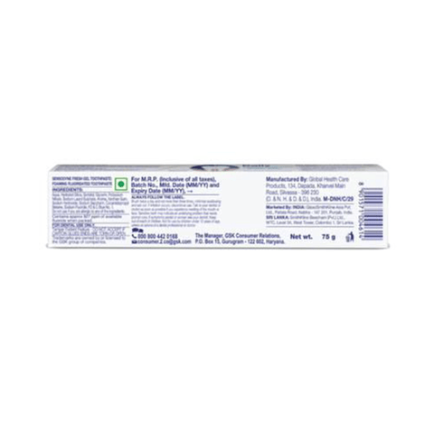 Sensodyne Fresh Gel Toothpaste, 75 gm Pack