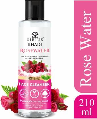 RKG SIRIUS PURE ROSE WATER FACE TONER | PH BALANCED MOISTURIZE SKIN GULAB JAL - MEN & WOMEN  (210 ML)