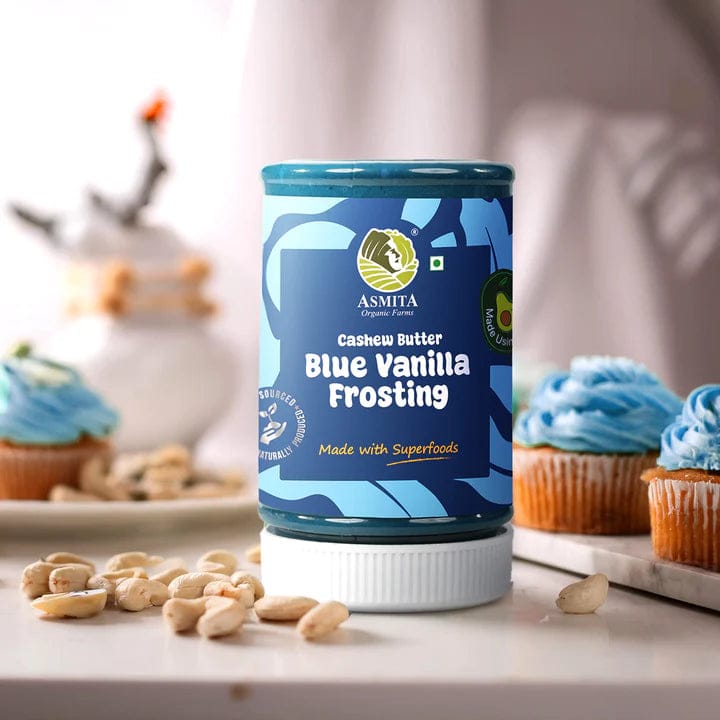 Cashew Butter: Blue Vanilla Frosting-250 gm