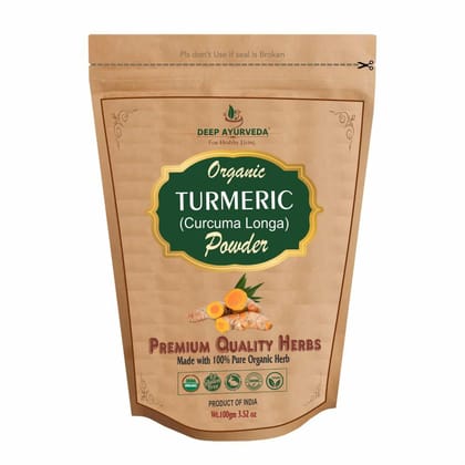Organic Turmeric Powder (Curcuma Longa) - Reduces Inflammation, Promotes Skin Health & Enhances Immunity