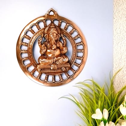 Ganesh Wall Hanging Statue | Ganesha Wall Idol for Puja, Home, Living Room Decor | Diwali & Housewarming Gift - 12 Inch
