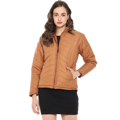 Campus Sutra Women Solid Stylish Casual Bomber Jacket-M - None