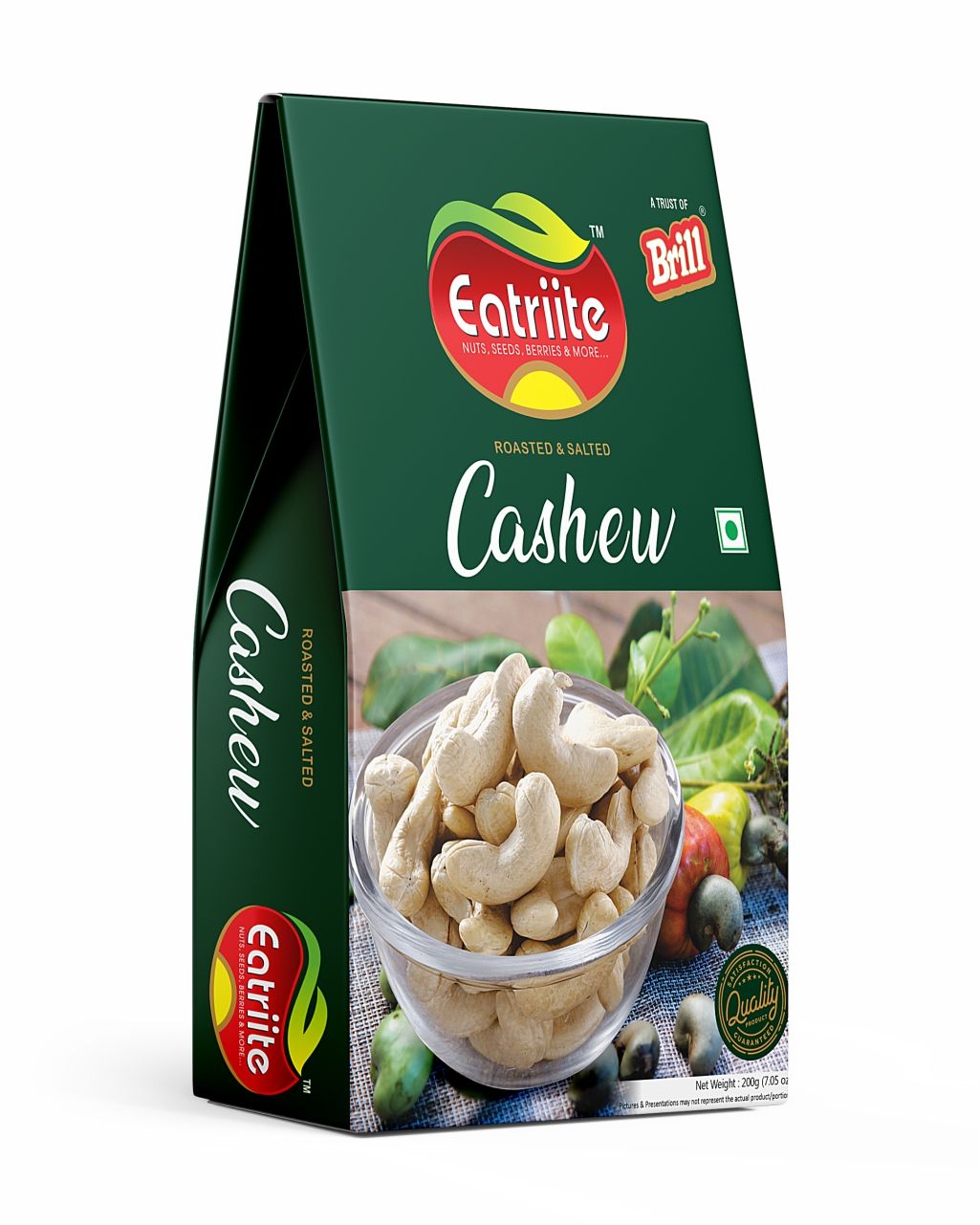 Eatriite Roasted & Salted Cashews, 200 gm