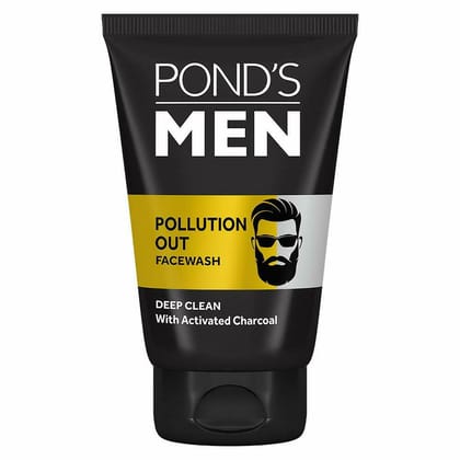 Ponds Men Pollution Out Activated Charcoal Facewash 50gm