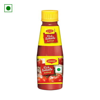 MAGGI Rich Tomato Ketchup - Versatile Condiment For Savoury, Salted Snacks, 200 gm Bottle