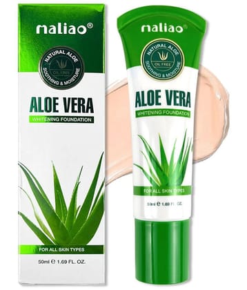 Maliao Natural Cream For All Skin Types Skin Ivory Foundation Pack of 1
