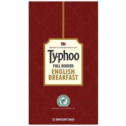 Typhoo Tea - English Breakfast, 50 gm - 25 Bags x 2 gm Each