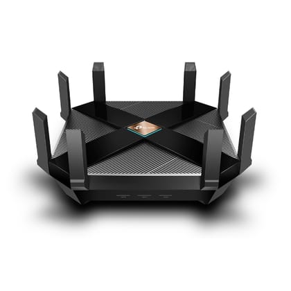 TP-Link Archer AX80 AX6000 Dual Band Gigabit 8-Stream Wi-Fi 6 Router, 6000 Mbps Wireless Speed, 1×2.5 Gbps+4×1 Gbps Ports, USB 3.0, Ideal for Gaming Xbox/PS4/Steam&4K/8K, One Mesh ,Black