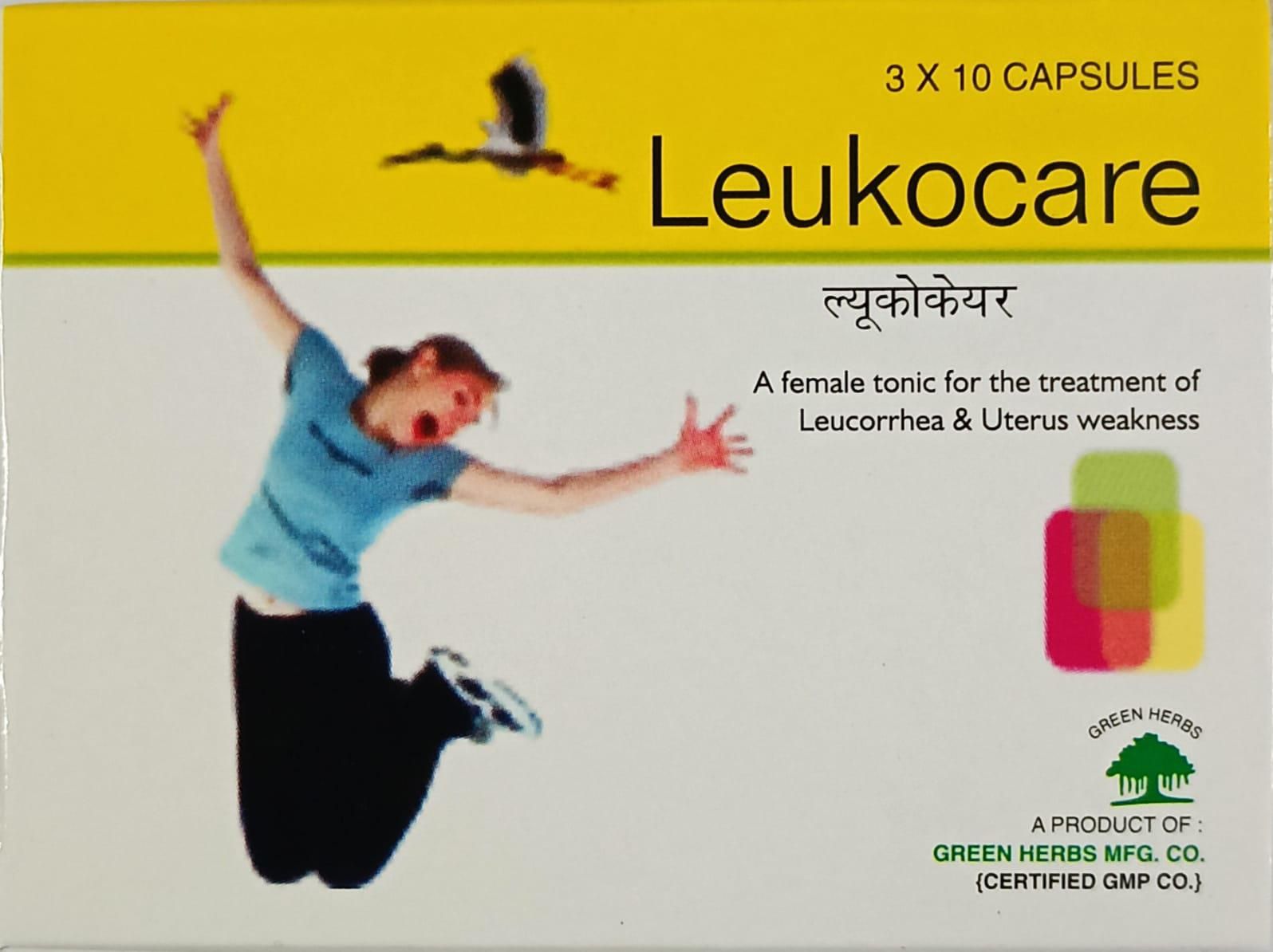GREEN HERBS MANUFACTURING CO. Leucokare 30 capules