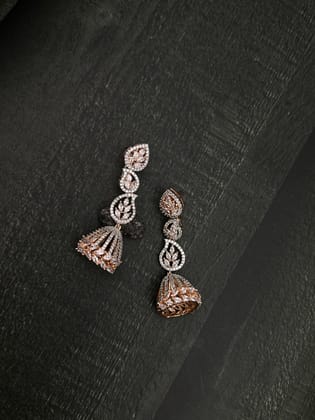 Rose Gold Stone Earring 1440