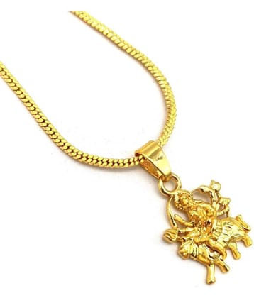 Jewar Mandi - Golden Pendant ( Pack of 1 ) - Golden