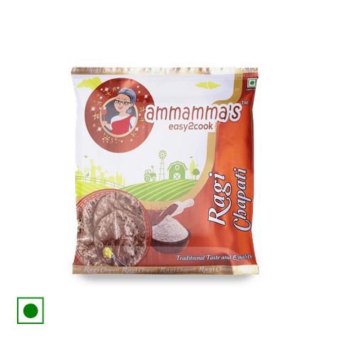 Ammamma's Easy2Cook Ragi Chapati, 400 gm Pouch