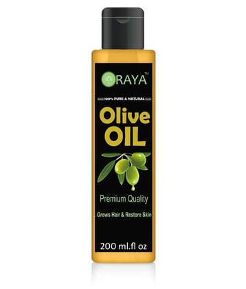 ORAYA 100% Pure & Natural Extra Light Olive Oil Hair Oil- 200 ml
