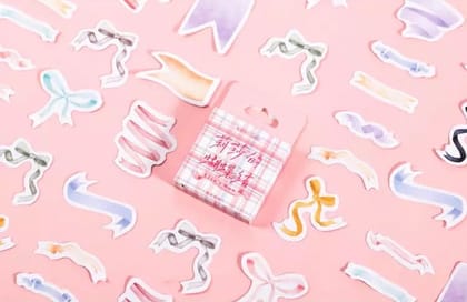 46 Pieces Bows and Ribbons Stickers
