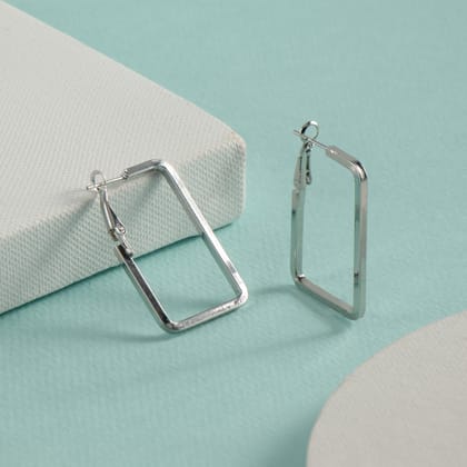 Silver Juliet Small Hoops