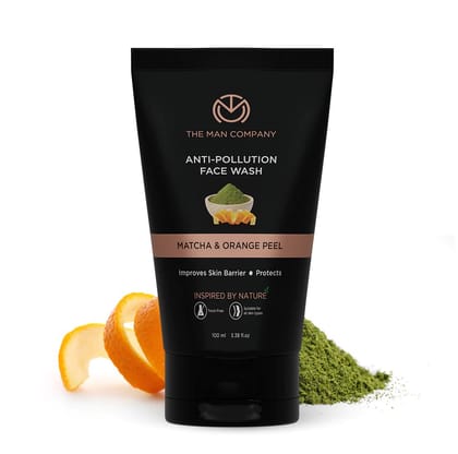 Anti-Pollution Face Wash | Matcha & Orange Peel 100ml Face Wash at