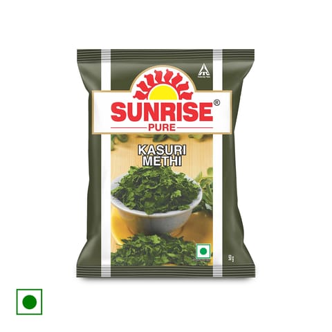 Sunrise Pure Kasuri Methi, 50 gm Pouch
