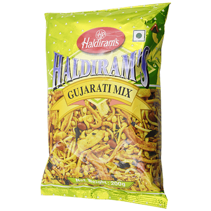 Haldiram's Gujarati Mix Namkeen, 200 G Pouch(Savers Retail)
