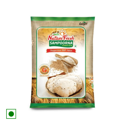 Nature Fresh Sampoorna Chakki Atta/Ghau Peeth, 5 kg