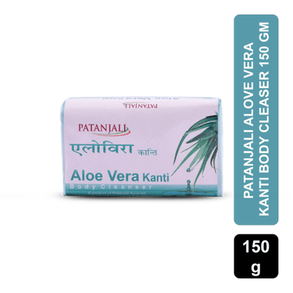 Patanjali Alove Vera Kanti Body Cleaser, 150 gm Bar