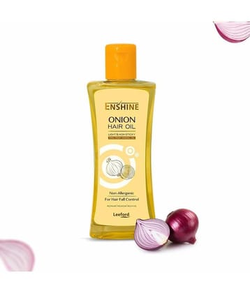 ENSHINE Onion Hair Oil with 9 Natural oils Helps in Hair Fall Control, Dandruff Control 100ml