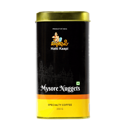 Hatti Kaapi Mysore Nuggets, Robusta Medium Roast | Authentic South Indian Filter Coffee Powder 
