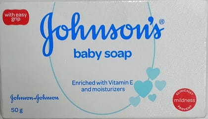 Johnson baby soap enriched with vitamin E and moisturizers 50g
