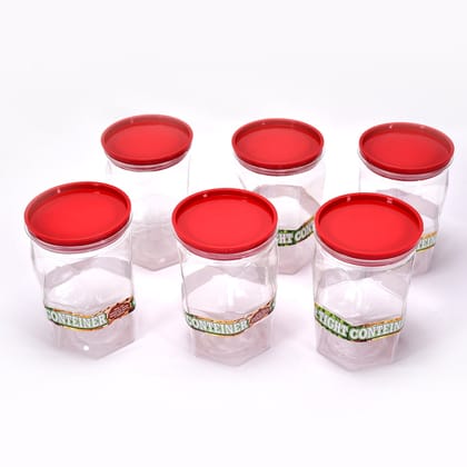 2299 Air Tight Kitchen Storage Container (Approx - 1100 ml, Set Of 6 Pcs)