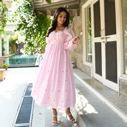Ballet Heart Cotton Dress-XS