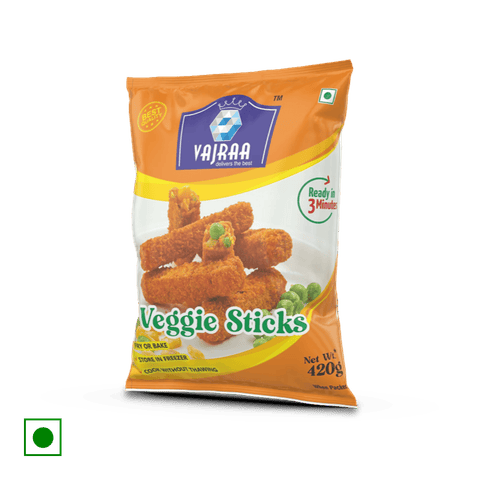 Vajraa Veggie Sticks, 420 gm Pack