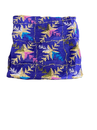 Buy Blue  colour Phulkari dupatta 