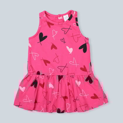 Blushing Hearts Tulle Skirt Dress-9-12 Months