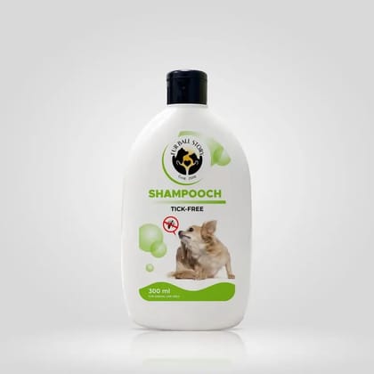 Fur Ball Story Shampooch Tick Free Dog Shampoo (300 ml) | Natural Anti-Fungal, Anti-Itching Formula