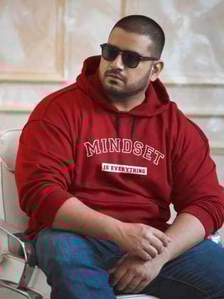 || MINDSET IS EVERYTHING || PLUS SIZE ||-Large / Red