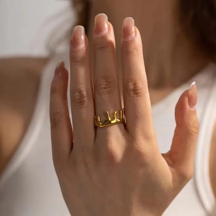 Lava Stainless Steel Ring