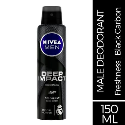 Nivea Deep Impact Freshness Deodorant For Men 150Ml