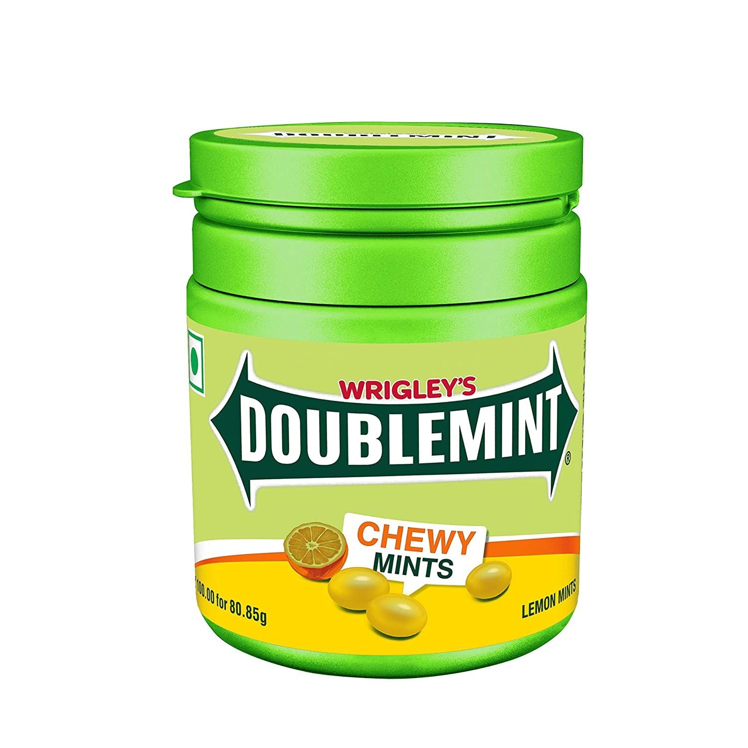 Wrigley's Doublemint Chewy Lemon Mints , 80.85 gm