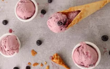 Blueberry Ice Cream