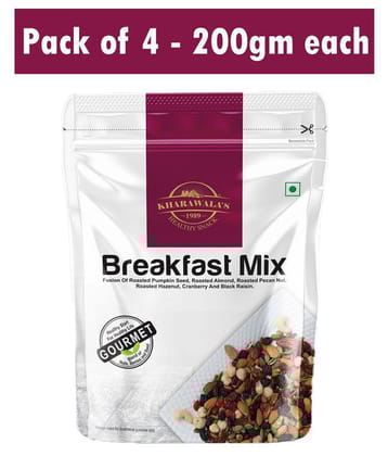 KHARAWALA''s Breakfast Mix Healthy Start for Healthy Life Pack of 4 (200gms each)