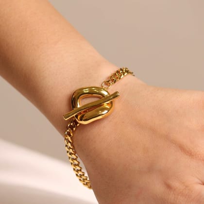 Anna Lock 18kt Gold Plated Bracelet