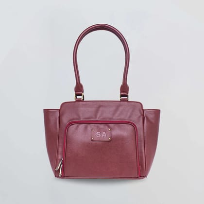 PERSONALISED CARRY ALL TOTE BAG - MAROON-Maroon