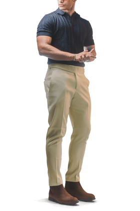 Beige European Trousers-28