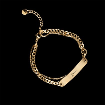 Personalised Aurora Bracelet-Gold