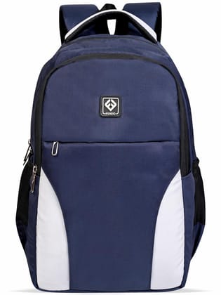 Fendo Aspire 27L Laptop Bag, Office Bag for Men | Backpack for Men, School Bags for Boys | Water Resistant | Fits up to 15.6 inch Laptop, Macbook | (Navy Blue)