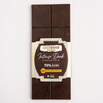 70% Cocoa Intense Dark Chocolate Classic - 50g/100g/200g-200g
