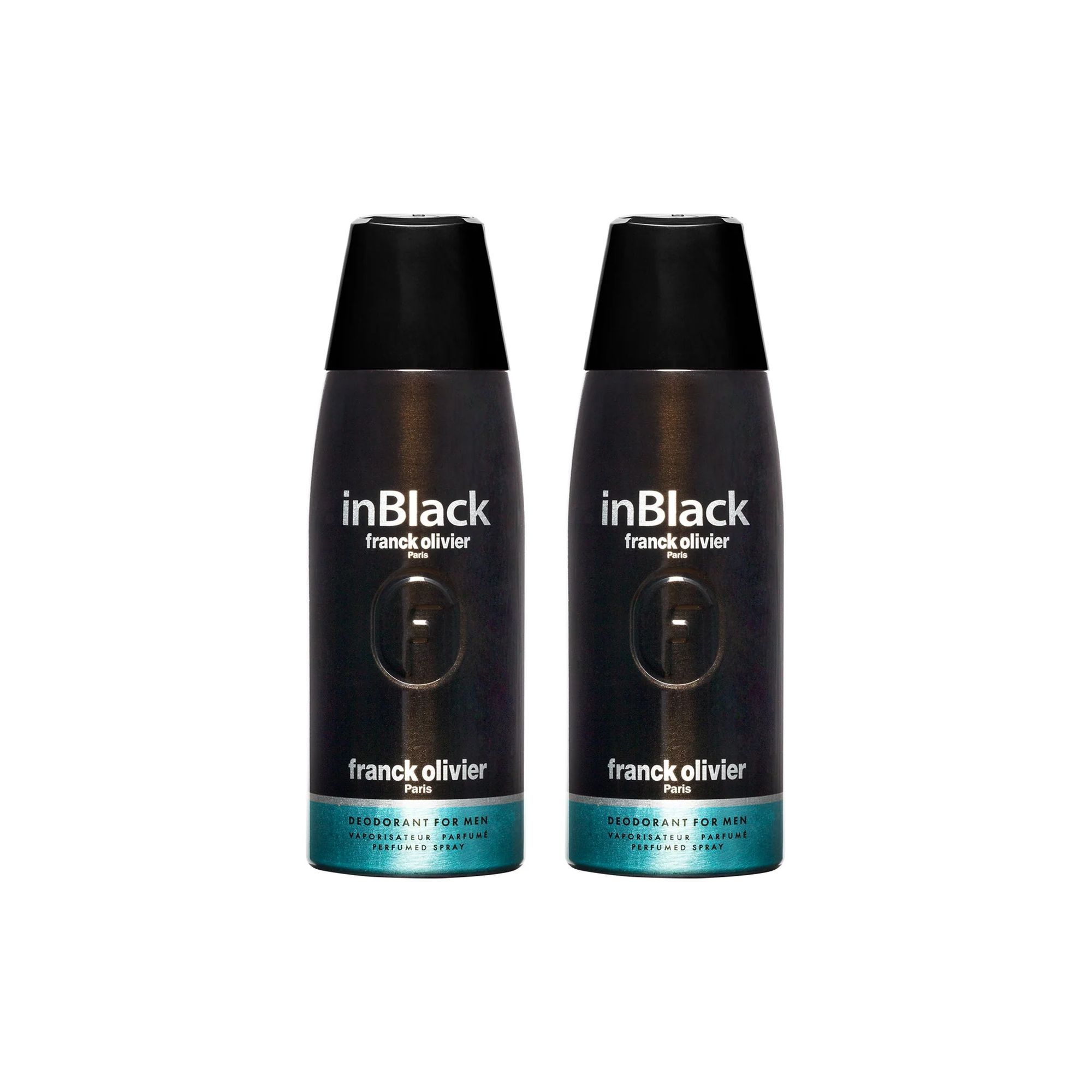 Franck Olivier In Black Deodorant Spray For Men 250ml (Pack of 2)