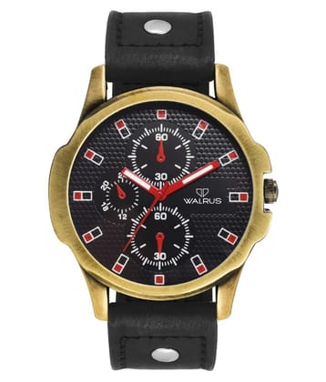 Walrus Artificial Chrono Leather Analog Mens Watch