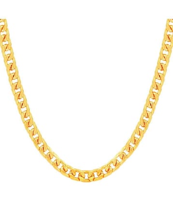 FASHION FRILL - Gold Plated Brass Chain ( Pack of 1 ) - None