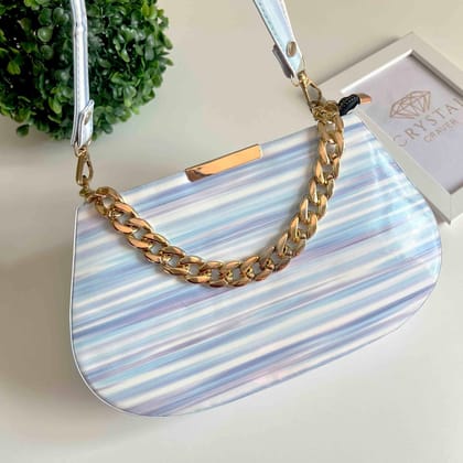 Glossy Blue Baguette